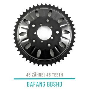Bafang BBSHD original steel chainring 46 teeth