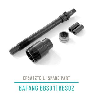 Bafang BBS01 BBS02 axle extension 100 mm for pressing in