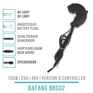 Bafang BBS02 Controller 750W 25A Version B