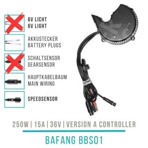 Bafang BBS01 Controller 250W 36V Version A