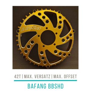Bafang BBSHD Luna Eclipse 42 teeth chainring