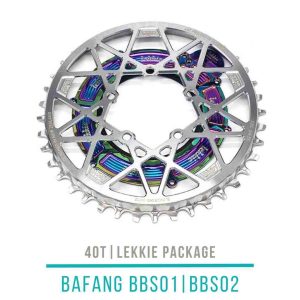 Bafang BBS01 BBS02 Lekkie 40T chainring with cover
